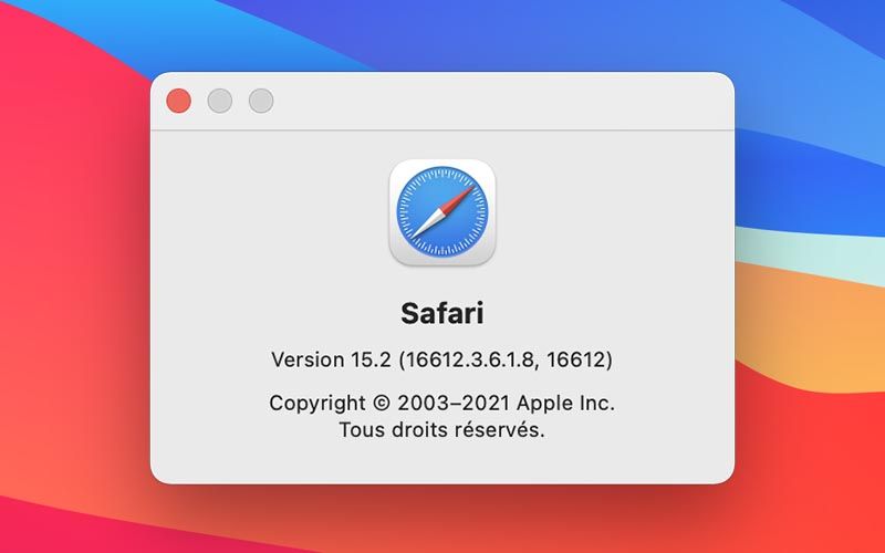 พร้อมความสดใส Safari 15.2 