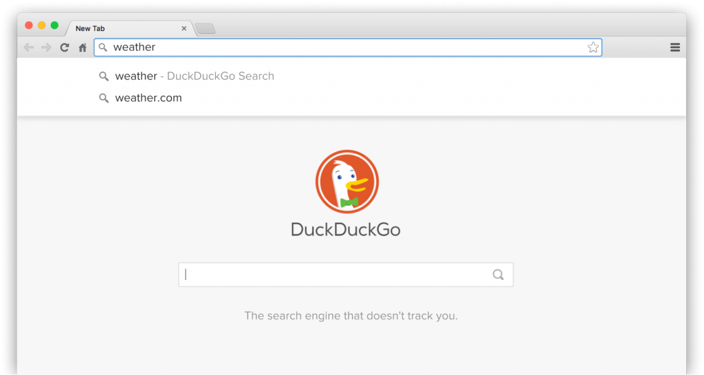 DuckDuckGo เว็บไซต์ค้นหาเพื่อความปลอดภัย